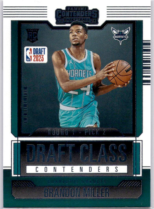 2023-24 Panini Contenders #20 Brandon Miller 2023 Draft Class Contenders