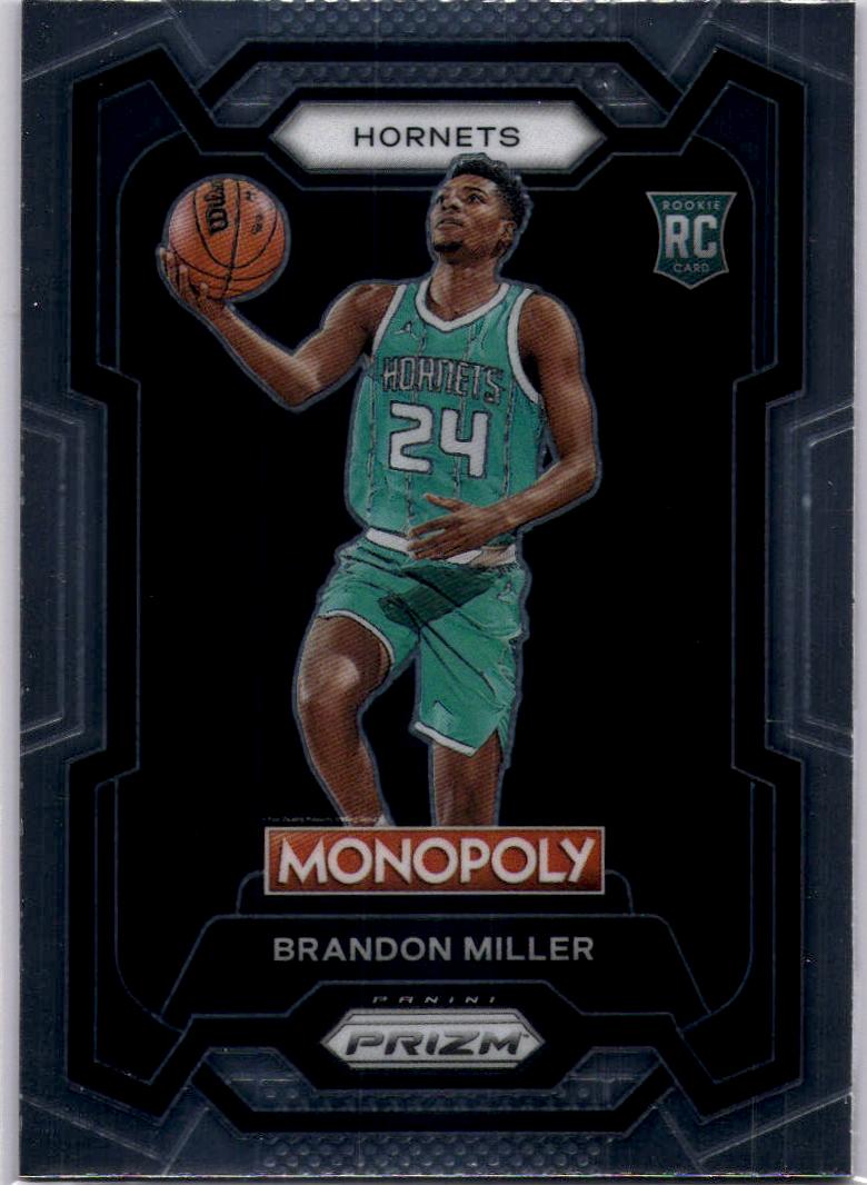 2023-24 Panini Prizm Monopoly #15 Brandon Miller