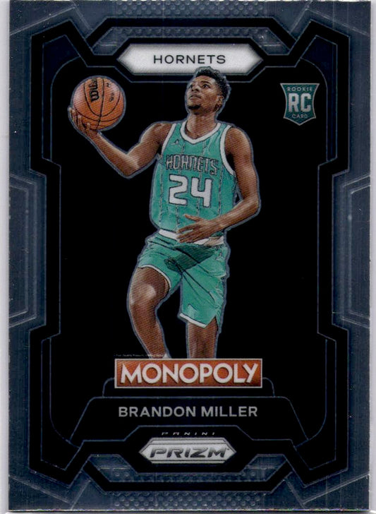 2023-24 Panini Prizm Monopoly #15 Brandon Miller