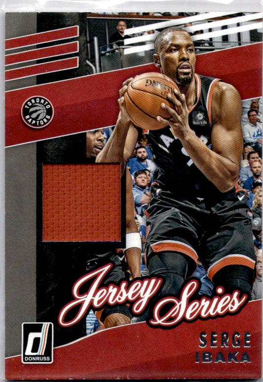 2019-20 Donruss #JS-SIB Serge Ibaka Jersey Series
