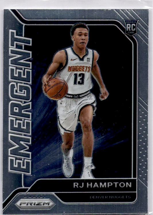 2020-21 Panini Prizm #26 RJ Hampton Emergent