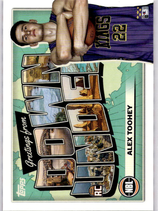 2023-24 Topps NBL #DU-7 Alex Toohey Down Under
