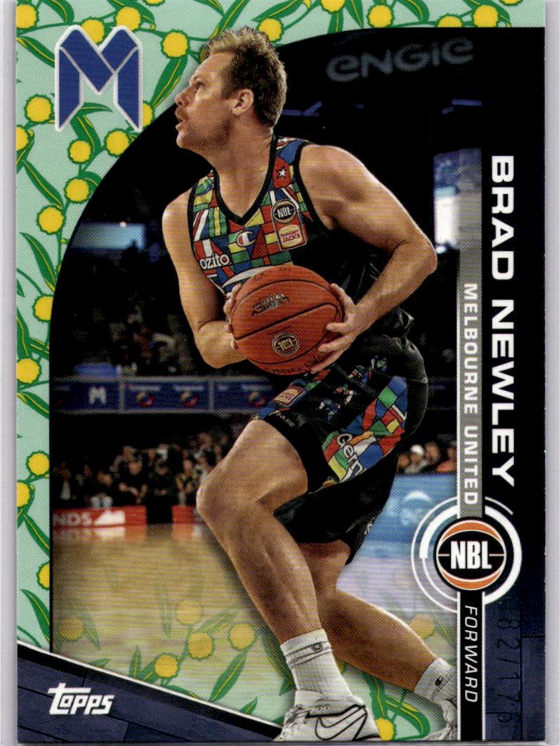 2023-24 Topps NBL #43 Brad Newley Golden Wattle #/175