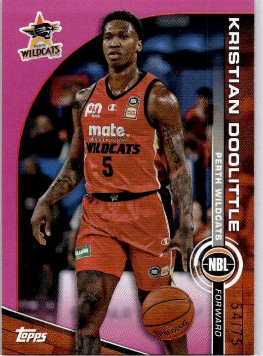 2023-24 Topps NBL #65 Kristian Doolittle Fuchsia #/75