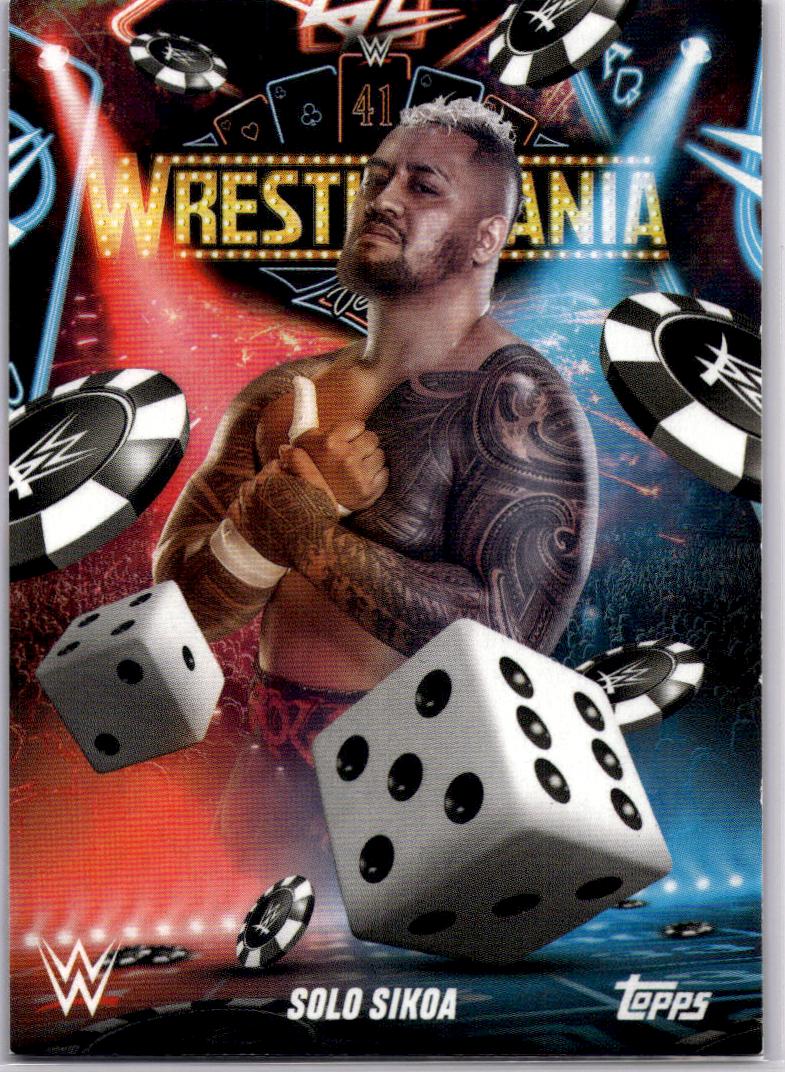 2025 Topps WWE WrestleMania 41 (Las Vegas Exclusive) #WM-7 Solo Sikoa
