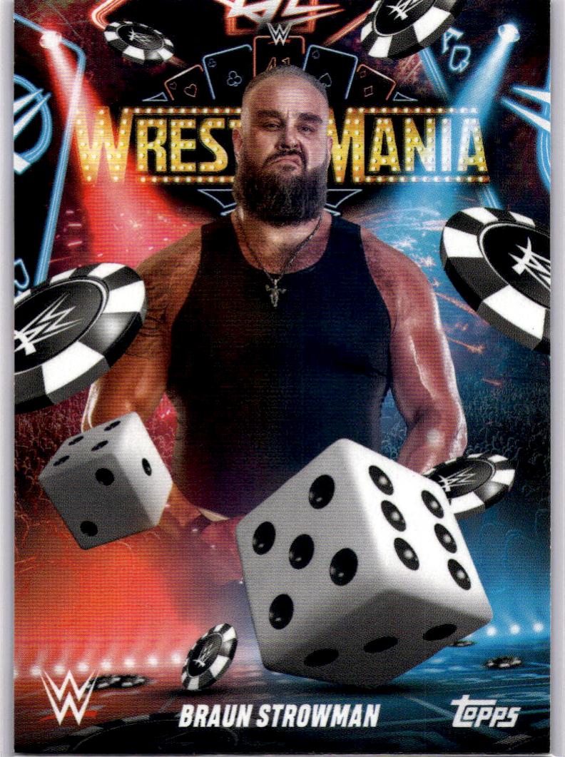 2025 Topps WWE WrestleMania 41 (Las Vegas Exclusive) #WM-25 Braun Strowman