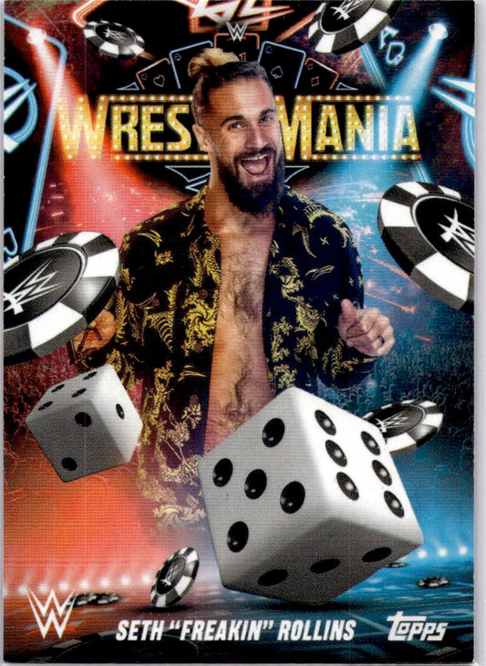 2025 Topps WWE WrestleMania 41 (Las Vegas Exclusive) #WM-22 Seth Rollins
