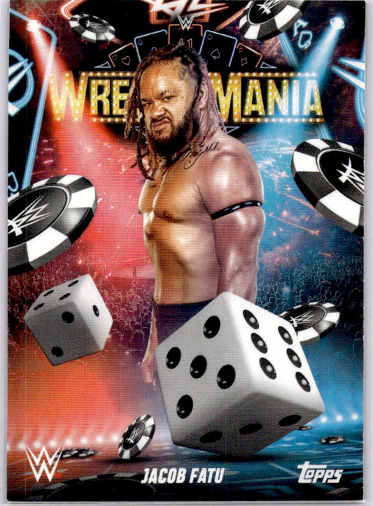 2025 Topps WWE WrestleMania 41 (Las Vegas Exclusive) #WM-40 Jacob Fatu