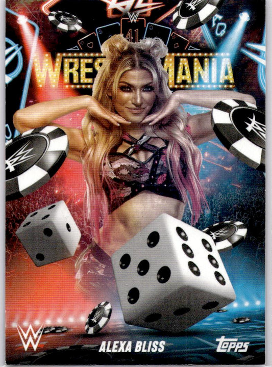 2025 Topps WWE WrestleMania 41 (Las Vegas Exclusive) #WM-5 Alexa Bliss