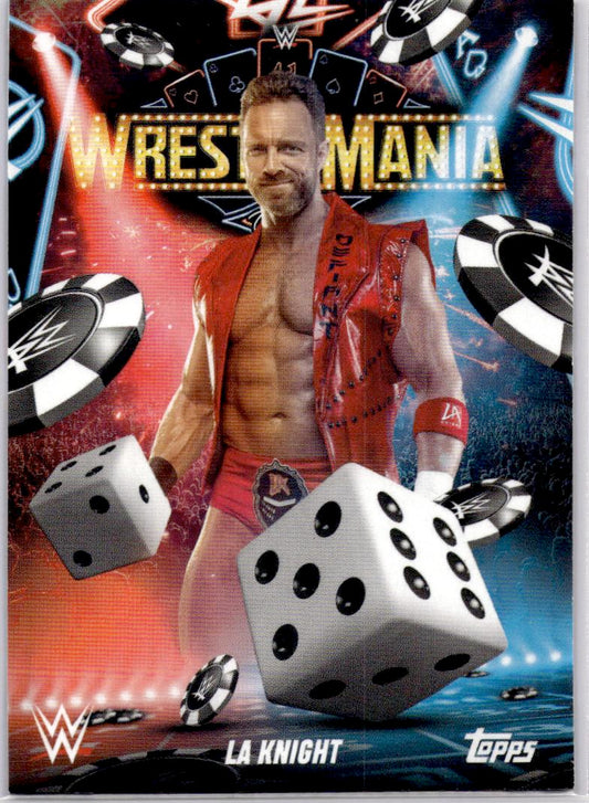 2025 Topps WWE WrestleMania 41 (Las Vegas Exclusive) #WM-50 LA Knight