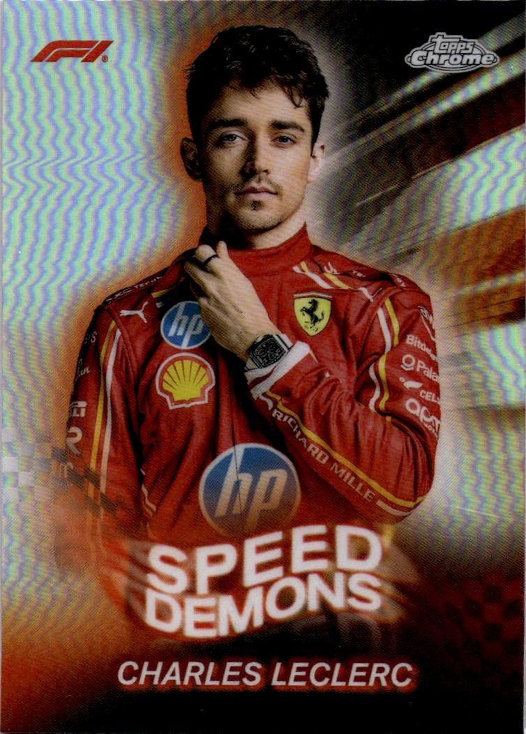 2024 Topps Chrome Formula 1 #SD-3 Charles Leclerc Speed Demons