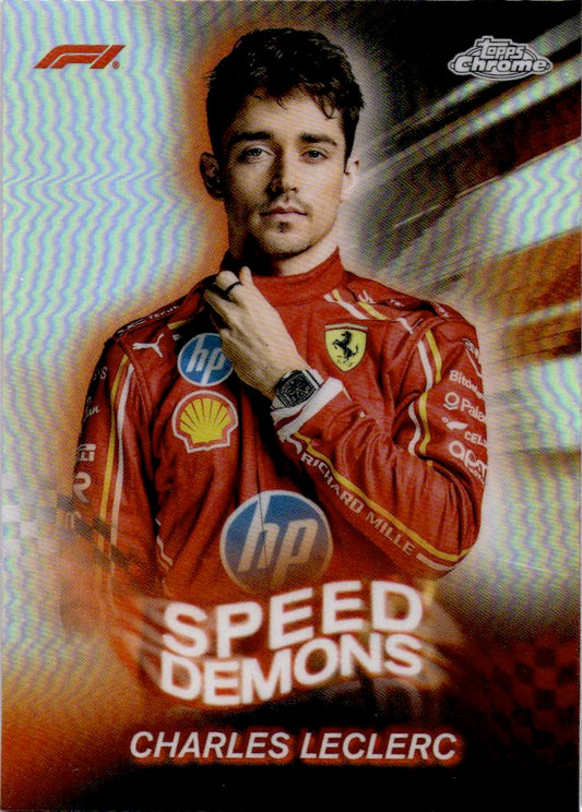 2024 Topps Chrome Formula 1 #SD-3 Charles Leclerc Speed Demons