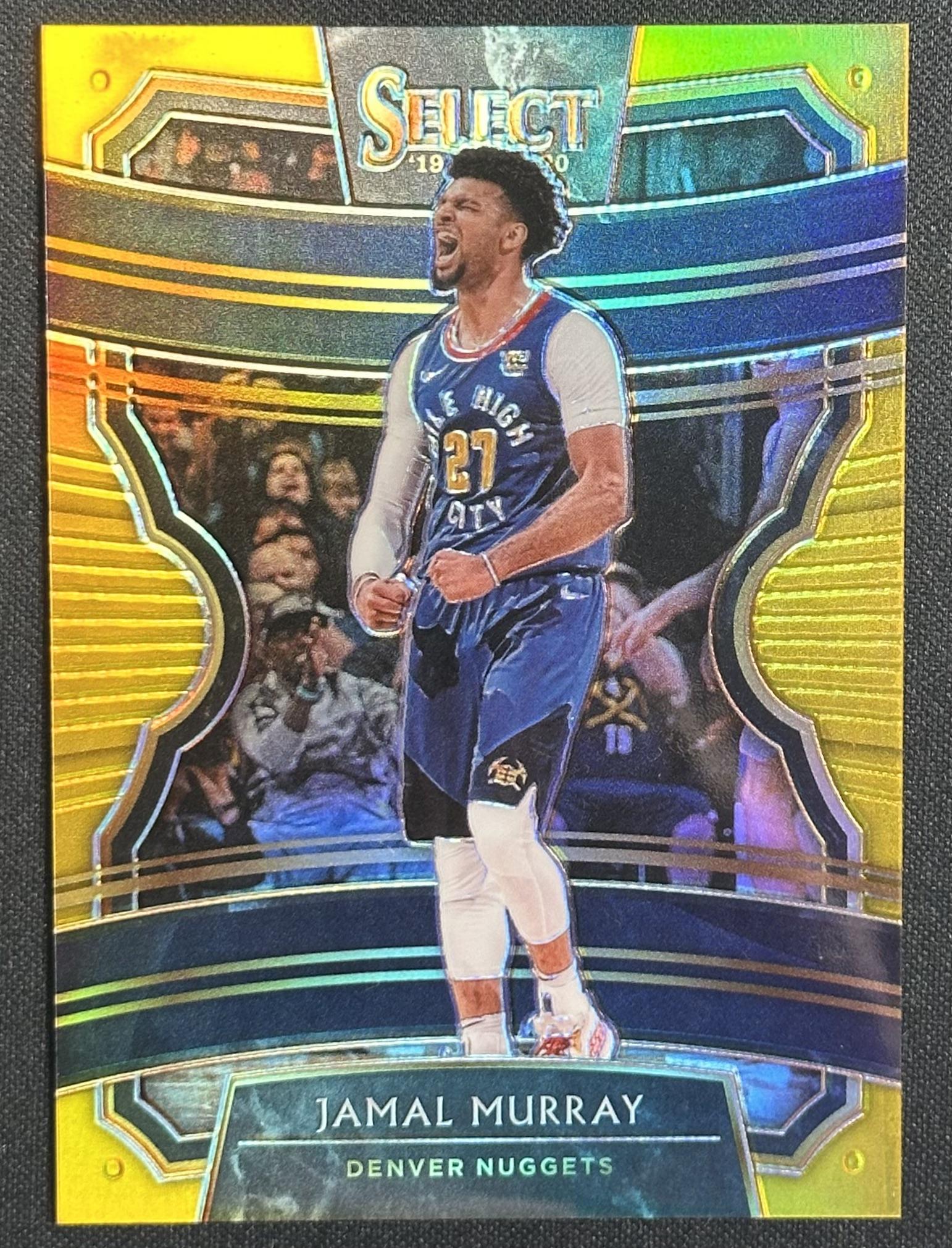 2019-20 Panini Select #92 Jamal Murray Gold Prizms #/10
