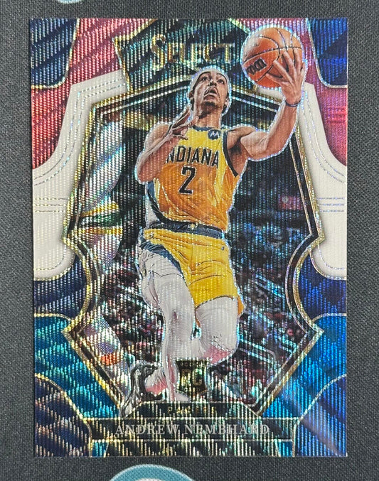 2022-23 Panini Select #186 Andrew Nembhard Tri-Color Prizms