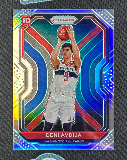 2020-21 Panini Prizm #290 Deni Avdija Silver Prizms