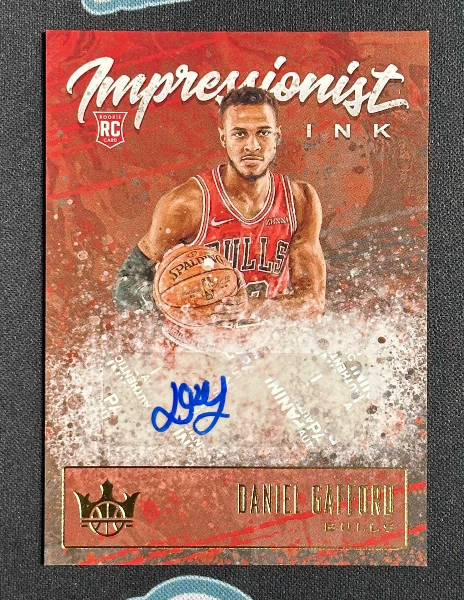 2019-20 Panini Court Kings #II-DGA Daniel Gafford Impressionist Ink #/179