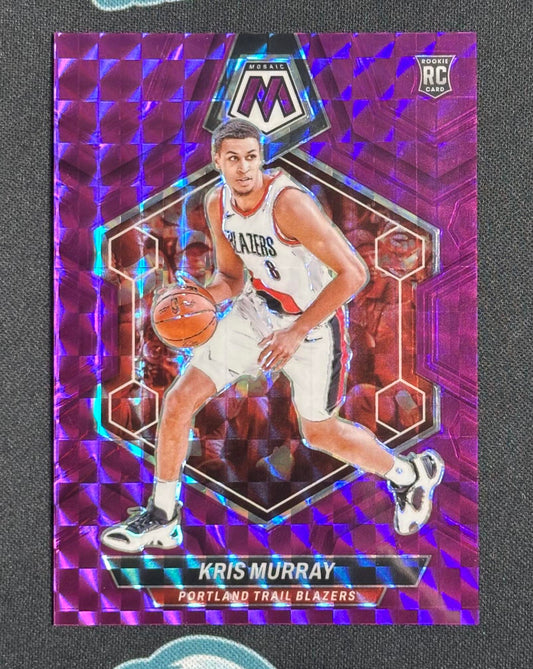 2023-24 Panini Mosaic #207 Kris Murray Purple #/99
