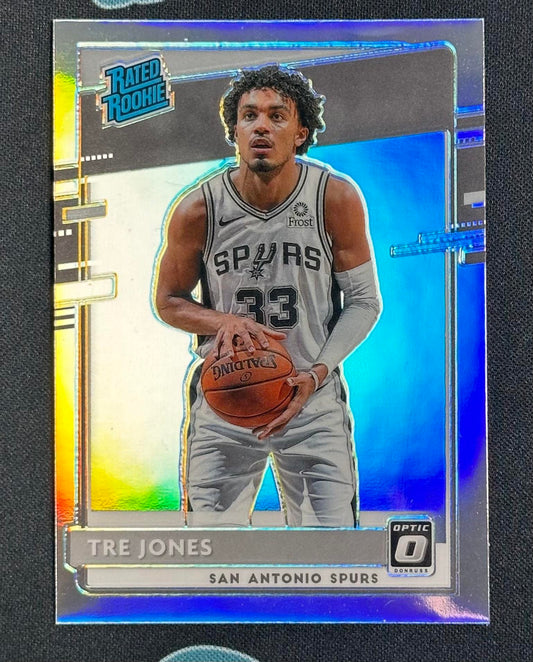 2020-21 Donruss Optic #188 Tre Jones Holo
