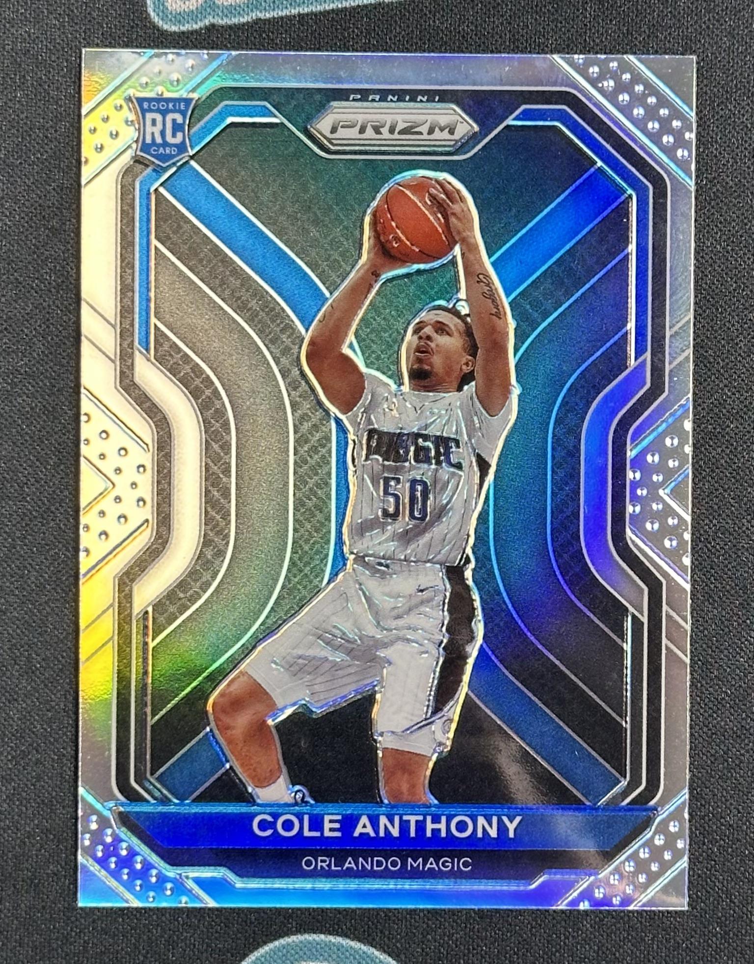 2020-21 Panini Prizm #292 Cole Anthony Silver Prizms