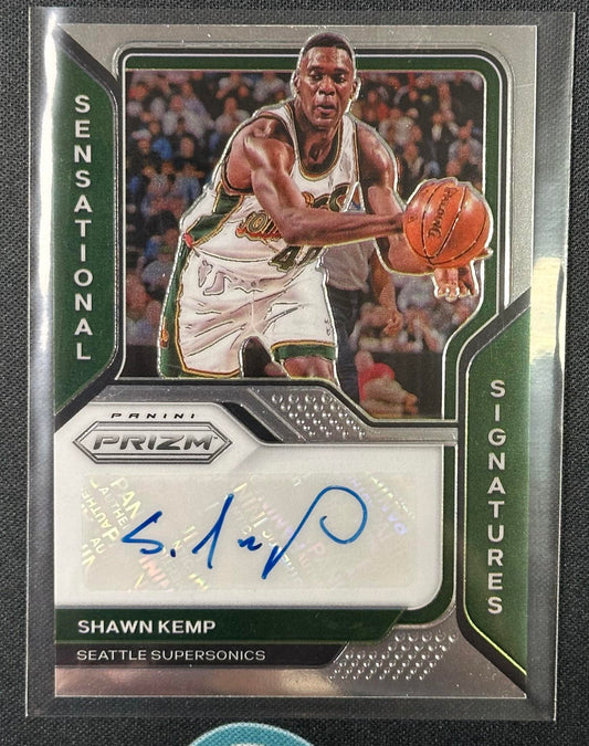 2020-21 Panini Prizm #SS-SKE Shawn Kemp Sensational Signatures