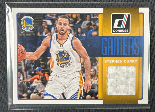 2014-15 Donruss #40 Stephen Curry Gamers Jerseys