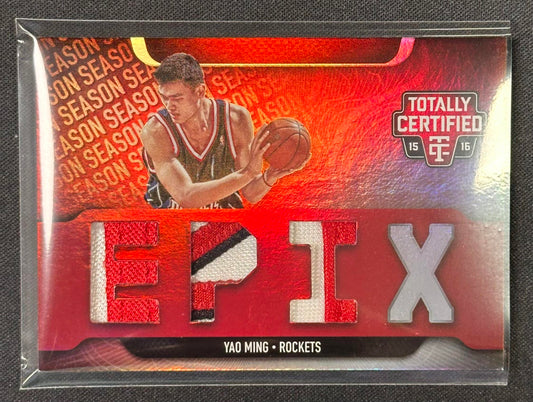 2015-16 Totally Certified Yao Ming #EPIX-YM3 /5