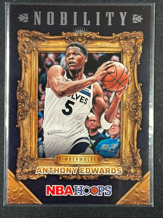 2024-25 Hoops #1 Anthony Edwards Nobility