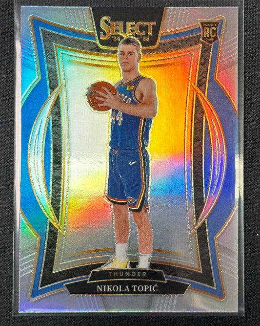 2024-25 Panini Select #89 Nikola Topic Silver Prizm