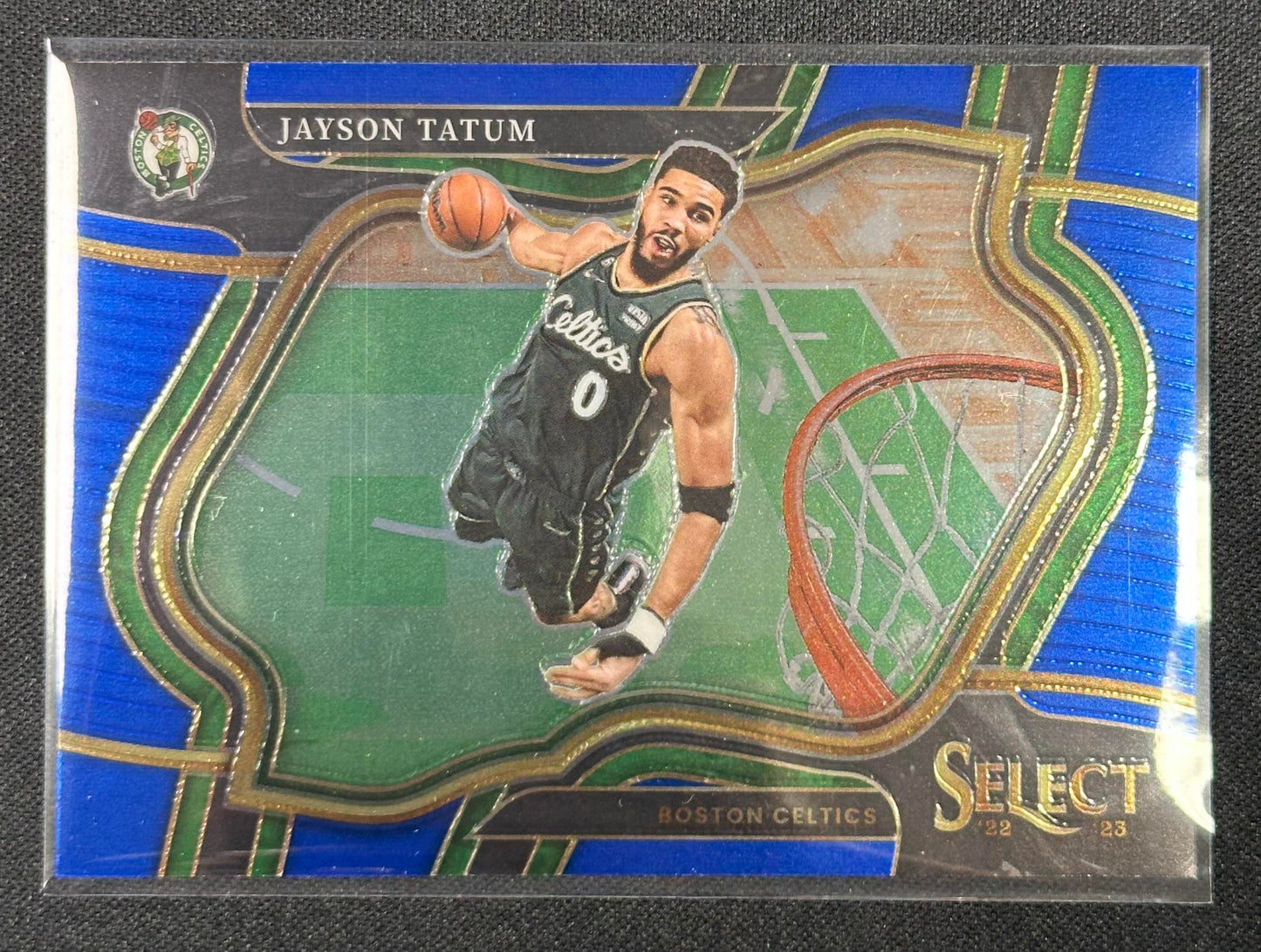 2022-23 Panini Select #255 Jayson Tatum Blue Prizms