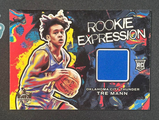 2021-22 Panini Court Kings #REM-TRE Tre Mann Rookie Expression Memorabilia