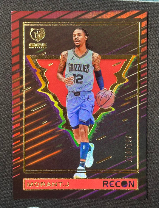 2023-24 Panini Recon #63 Ja Morant Holo Red #/199