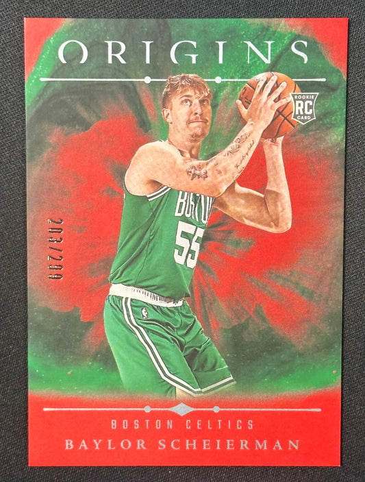 2024-25 Panini Origins #80 Baylor Scheierman Red #/299