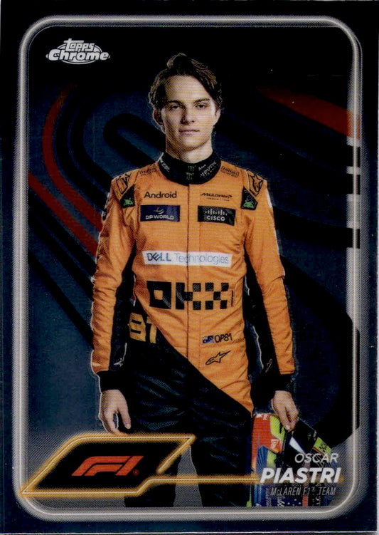 2024 Topps Chrome Formula 1 #8 Oscar Piastri