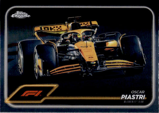 2024 Topps Chrome Formula 1 #80 Oscar Piastri