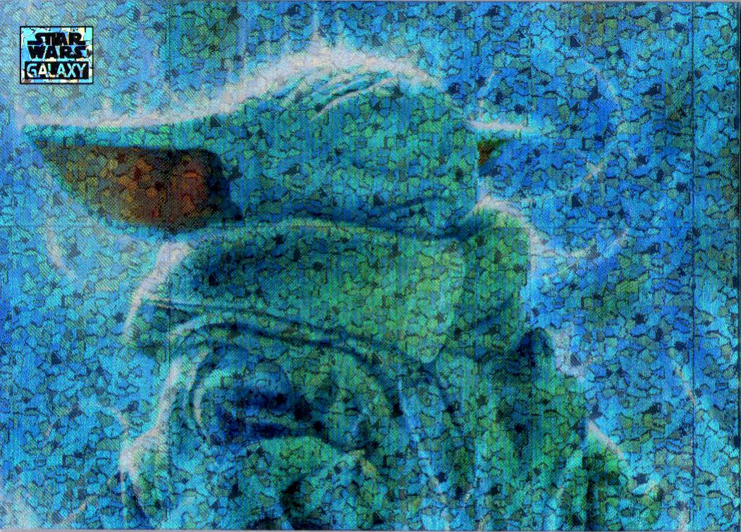 2024 Topps Chrome Star Wars Galaxy #76 Call the Jedi Mini Diamond Refractor