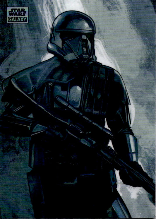 2024 Topps Chrome Star Wars Galaxy #GE-10 Death Trooper Galactic Empire Art