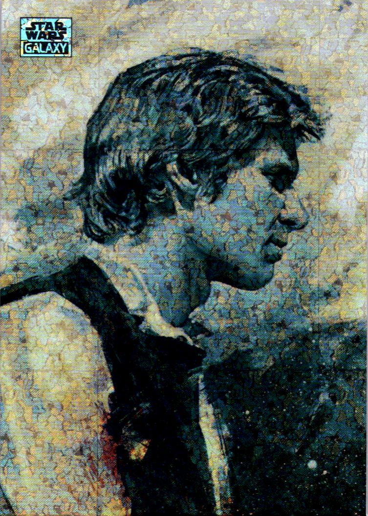 2024 Topps Chrome Star Wars Galaxy #84 Han Solo Mini Diamond Refractor