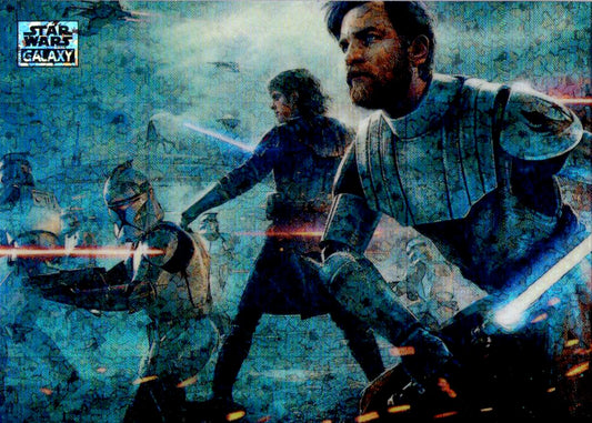 2024 Topps Chrome Star Wars Galaxy #9 Battle of Kamino Mini Diamond Refractor