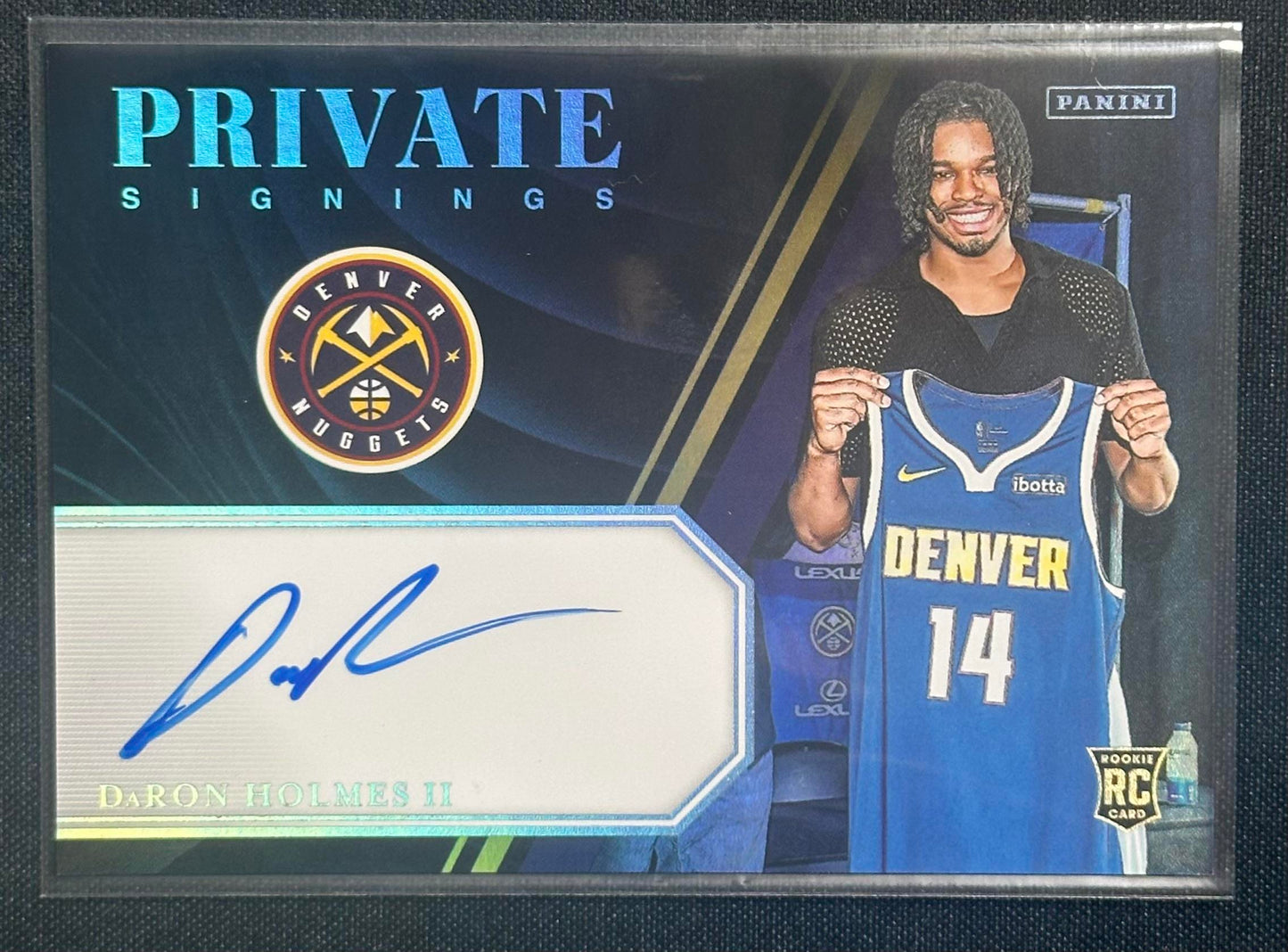 2024 Panini Daron Holmes II Private Signings #PS-HOL Denver Nuggets