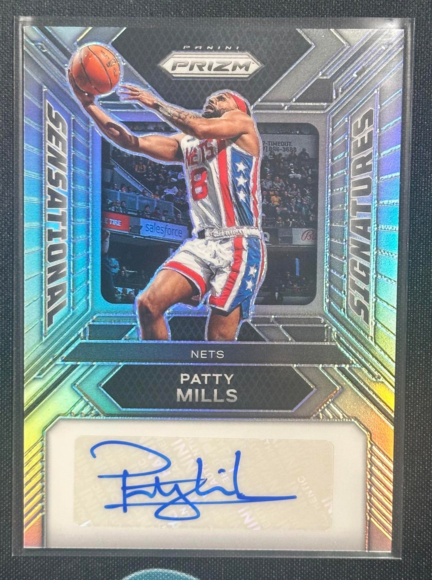 2023-24 Panini Prizm #SS-PM Patty Mills Sensational Signatures