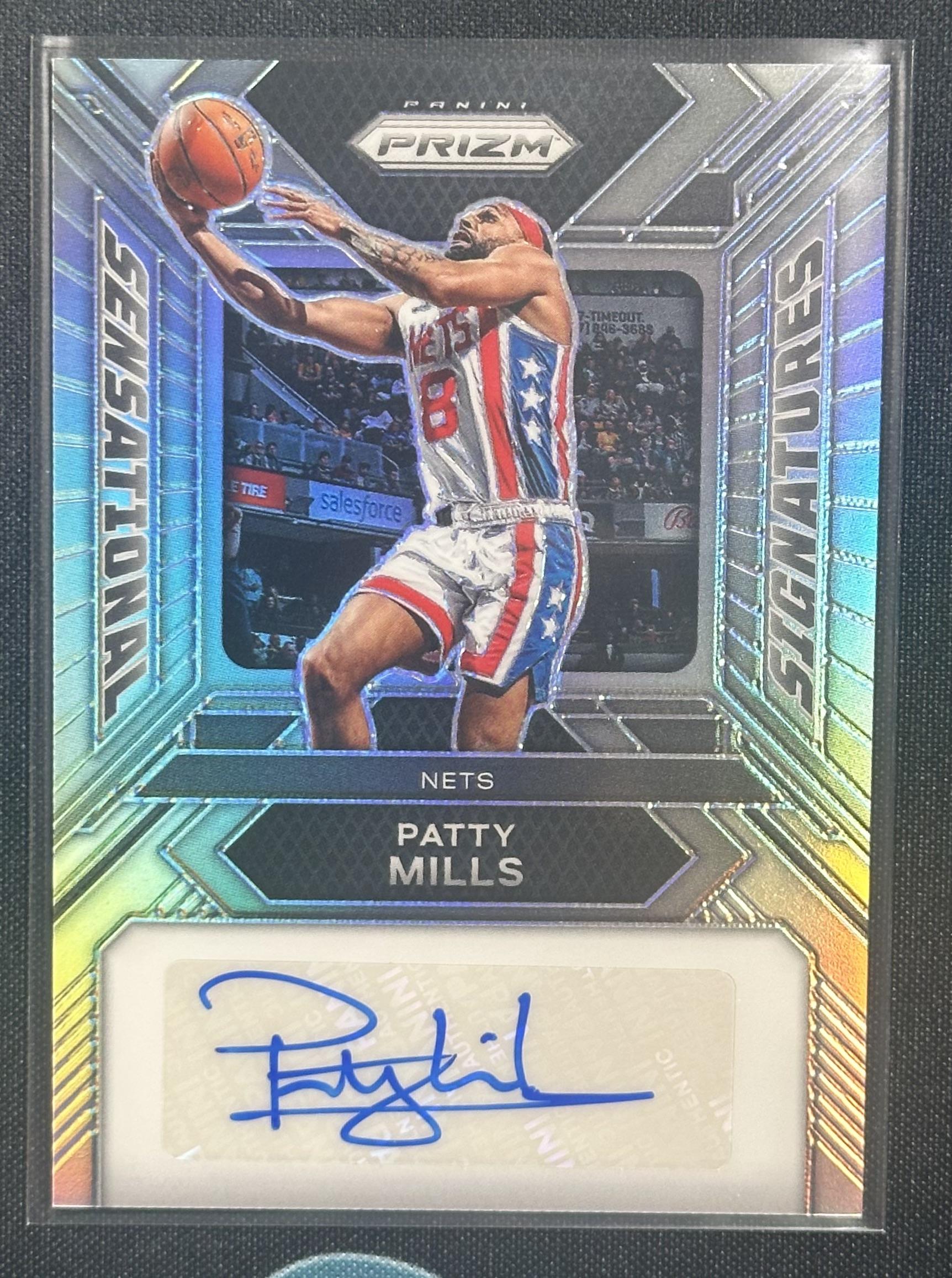 2023-24 Panini Prizm #SS-PM Patty Mills Sensational Signatures
