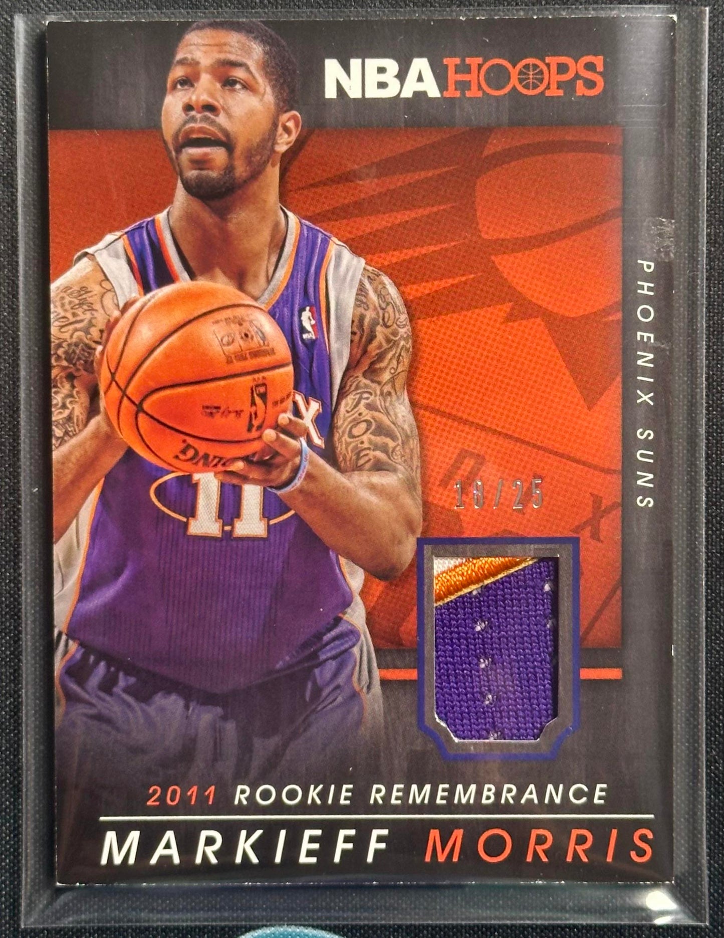 2014-15 Hoops #8 Markieff Morris Rookie Remembrance Prime #/25