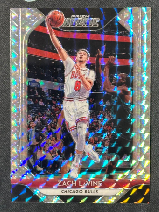 2018-19 Panini Mosaic Prizm #99 Zach LaVine