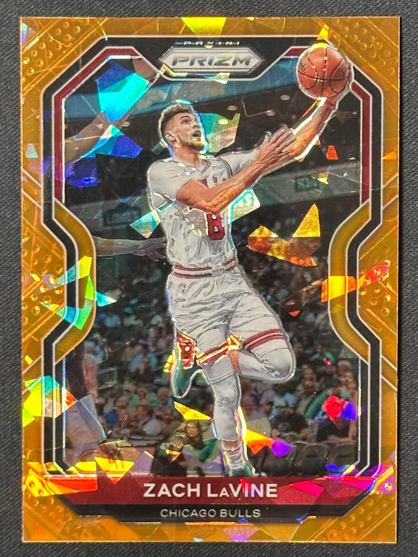 2020-21 Panini Prizm #234 Zach LaVine Orange Ice Prizms