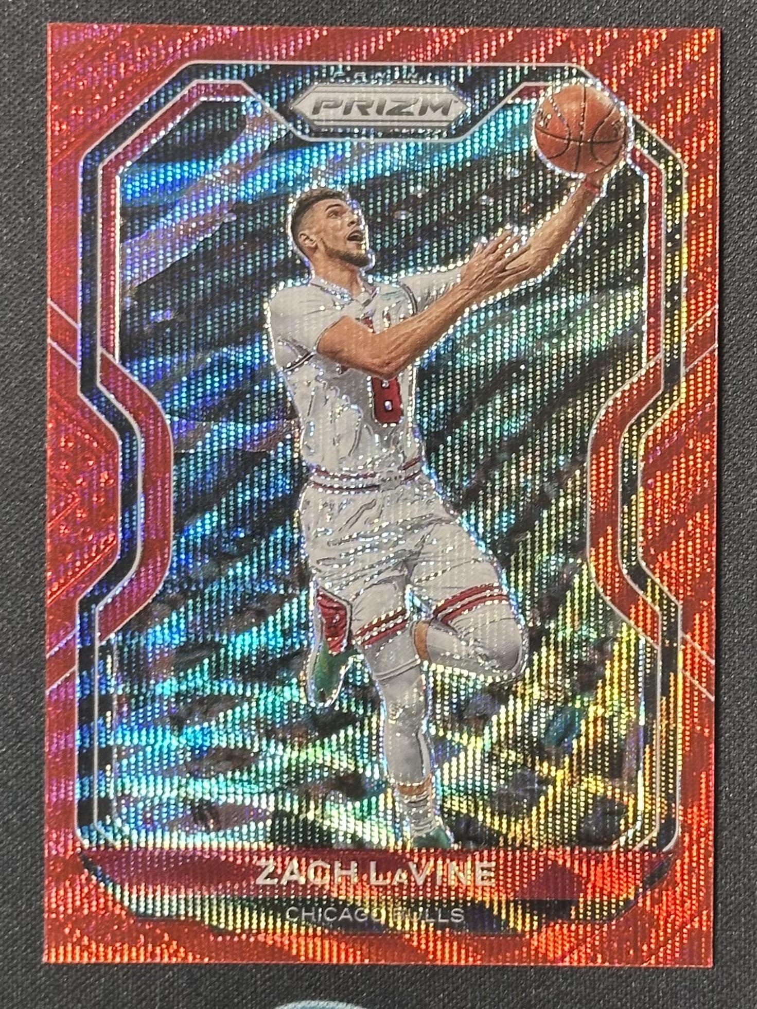 2020-21 Panini Prizm - Ruby Wave Prizms #234 Zach LaVine