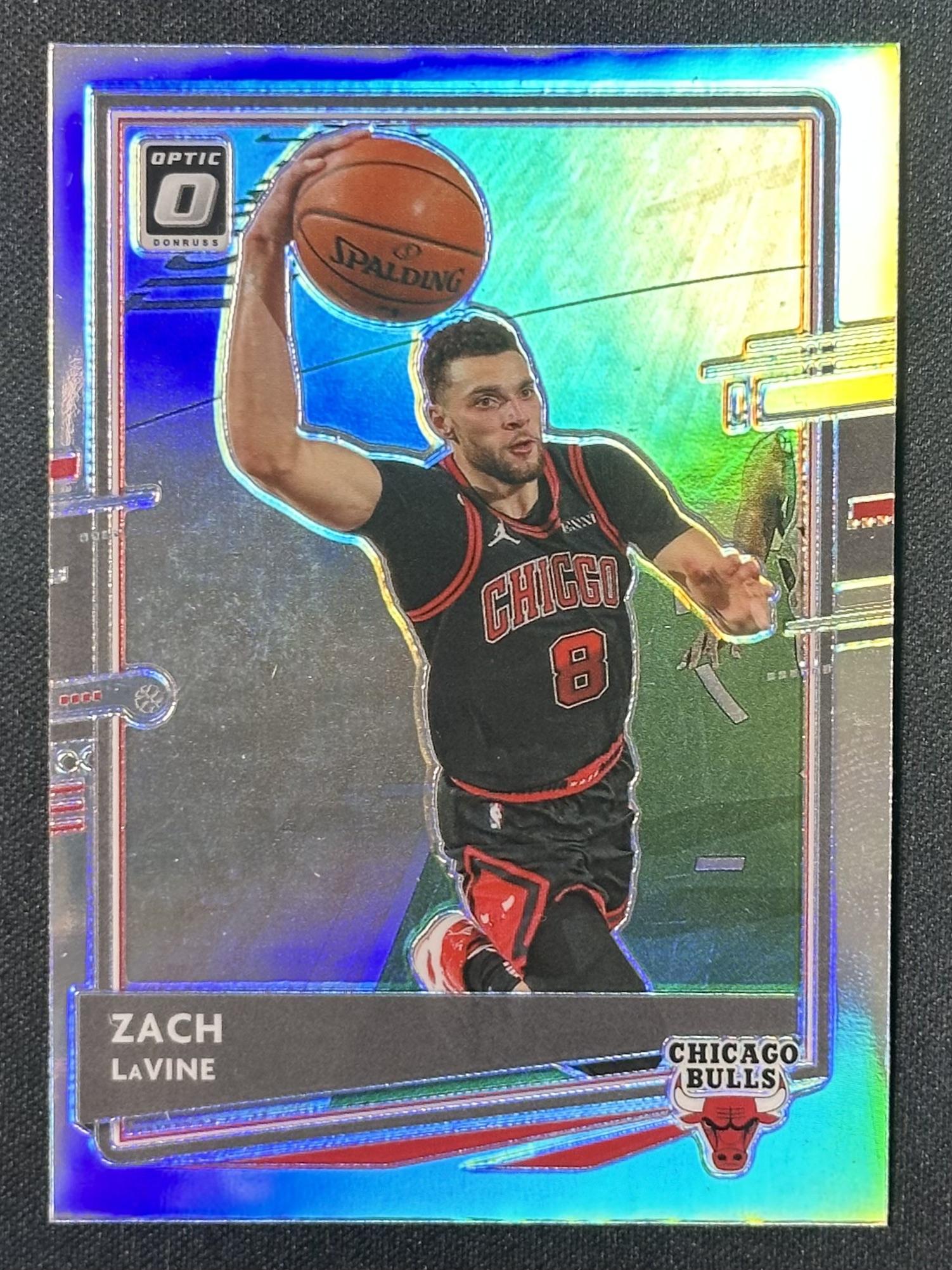 2020-21 Donruss Optic #116 Zach LaVine Holo
