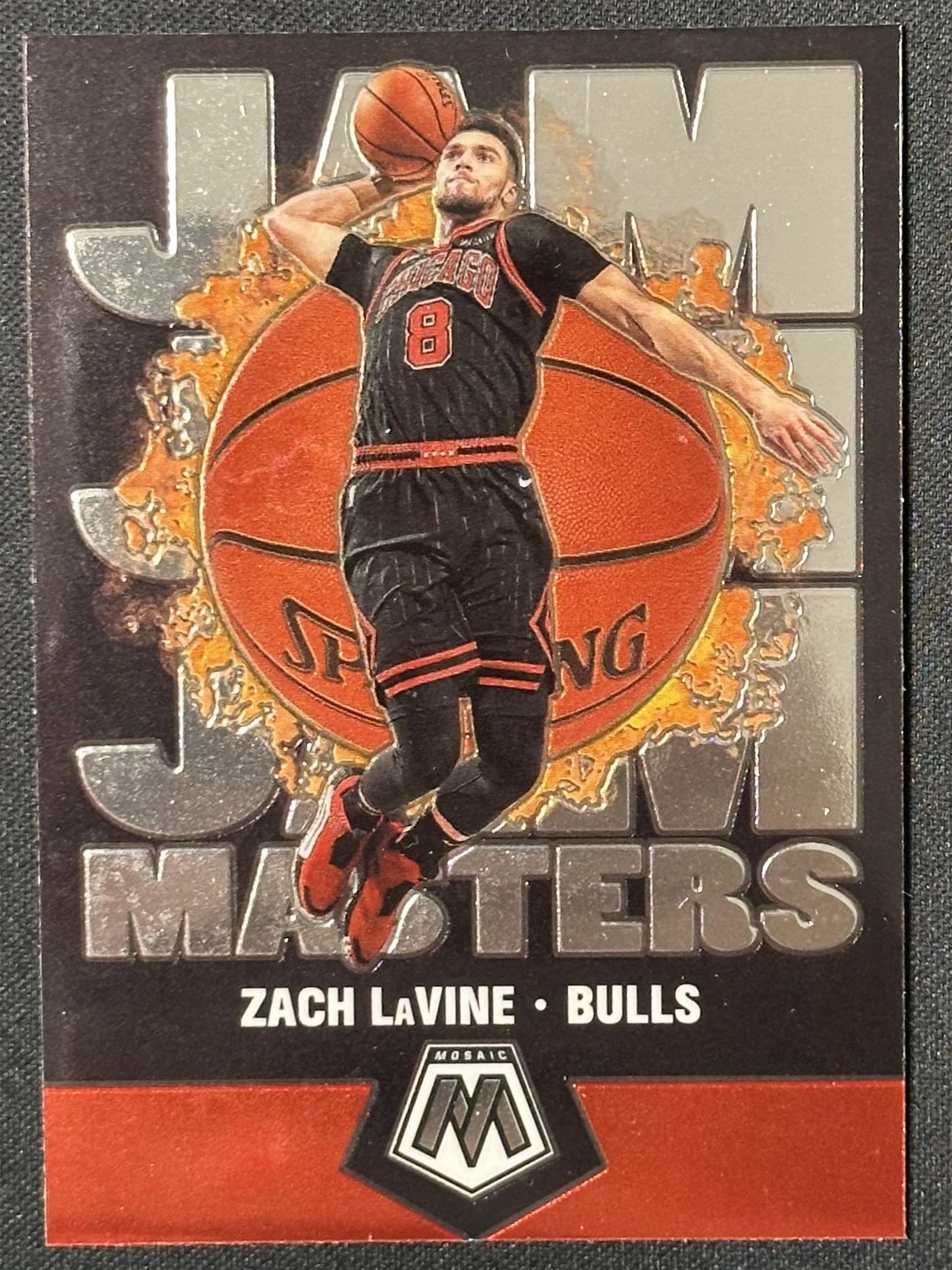 2019-20 Panini Mosaic #18 Zach LaVine Jam Masters