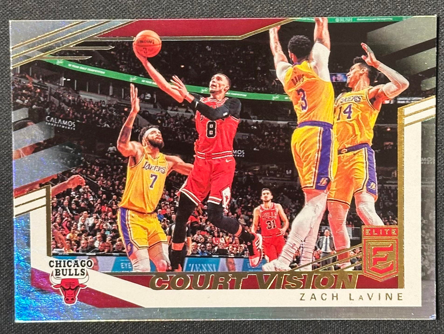 2019-20 Donruss Elite #24 Zach LaVine Court Vision