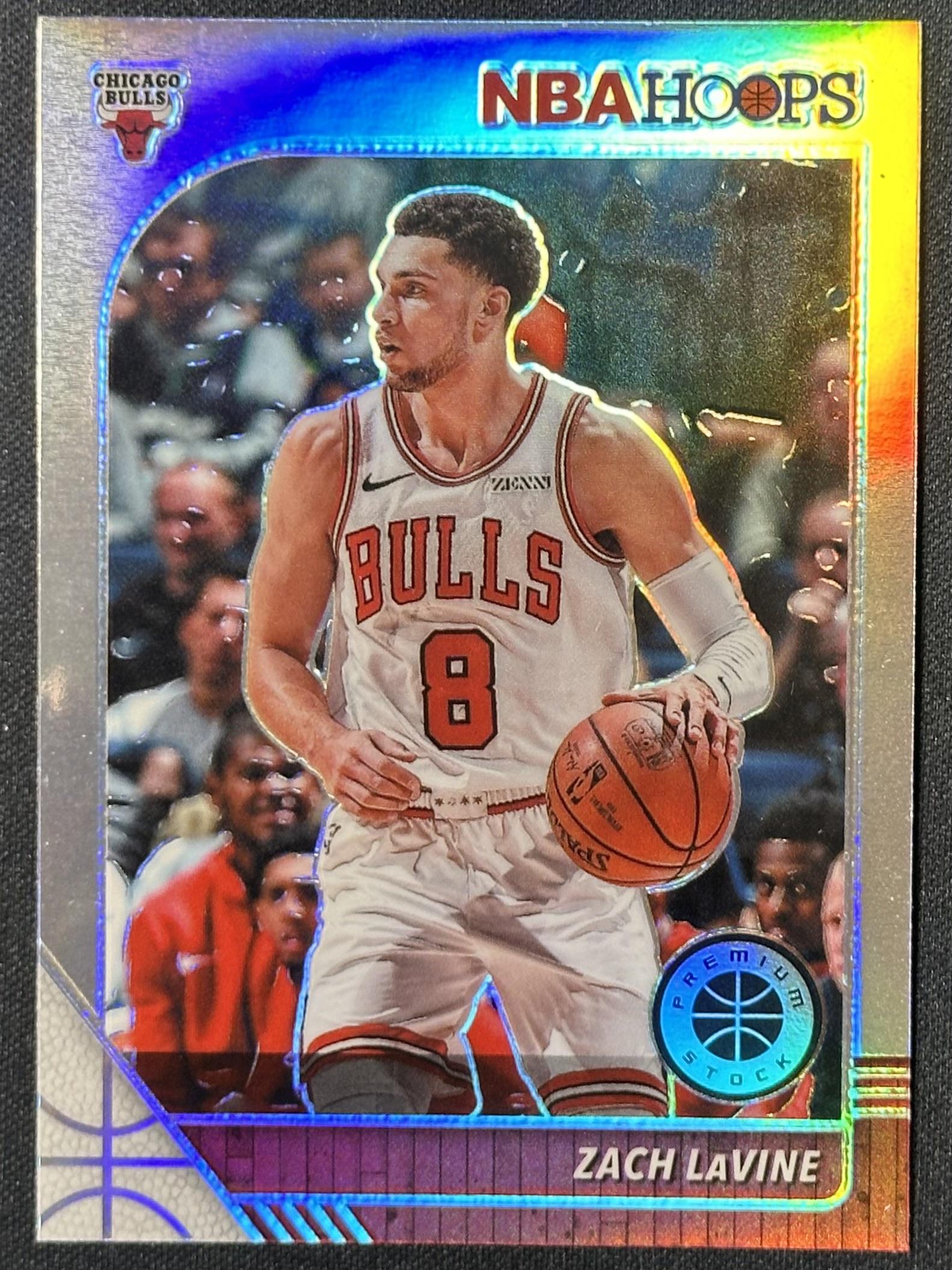 2019-20 Hoops Premium Stock #25 Zach LaVine Prizms Silver