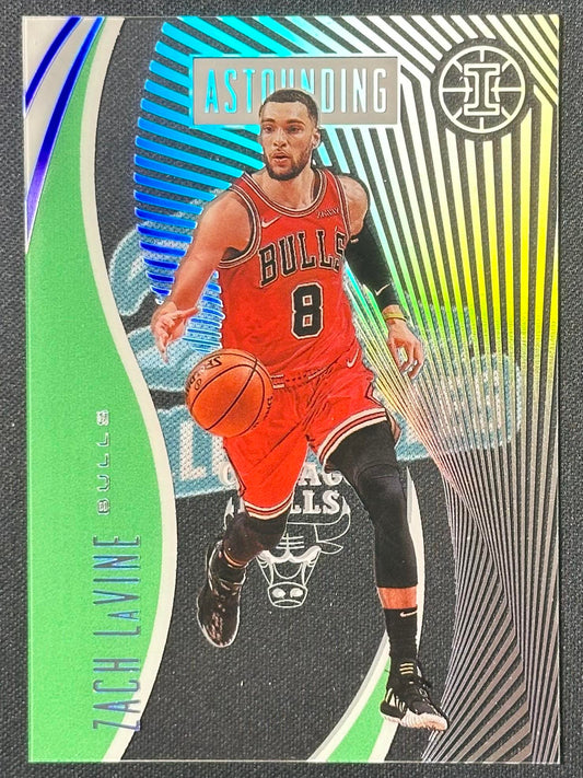 2019-20 Panini Illusions #4 Zach LaVine Astounding Emerald